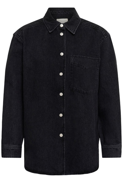 CorneliePW Jacka Washed Black Denim - 300148 - 30311012 Thumbnail
