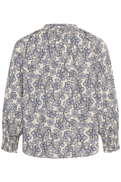 AlmeriPW skjorta Dark Navy Leaf Print 2 - 30562 - 30311163 Thumbnail