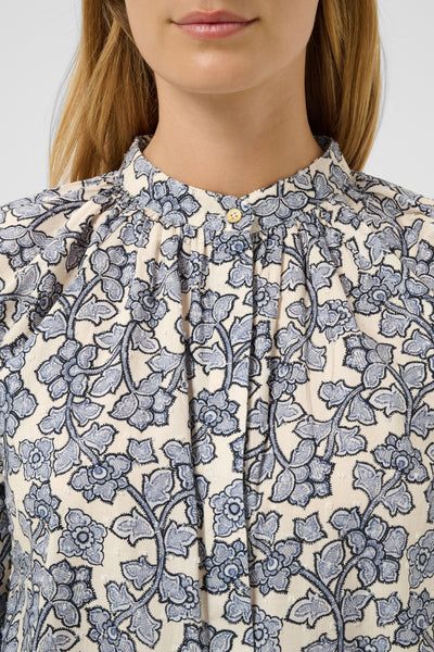 AlmeriPW skjorta Dark Navy Leaf Print 2 - 30562 - 30311163 Thumbnail