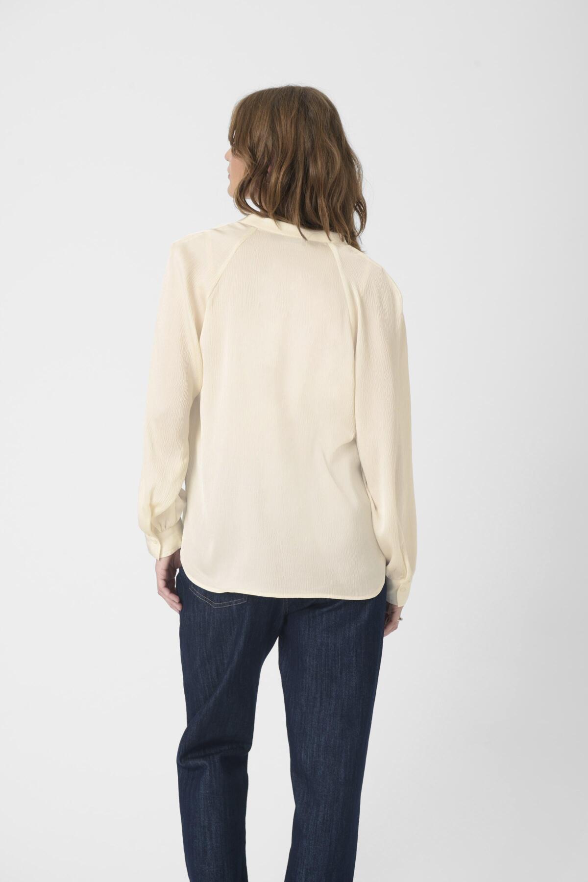 SLIoana Blouse LS Whisper White - 30407197