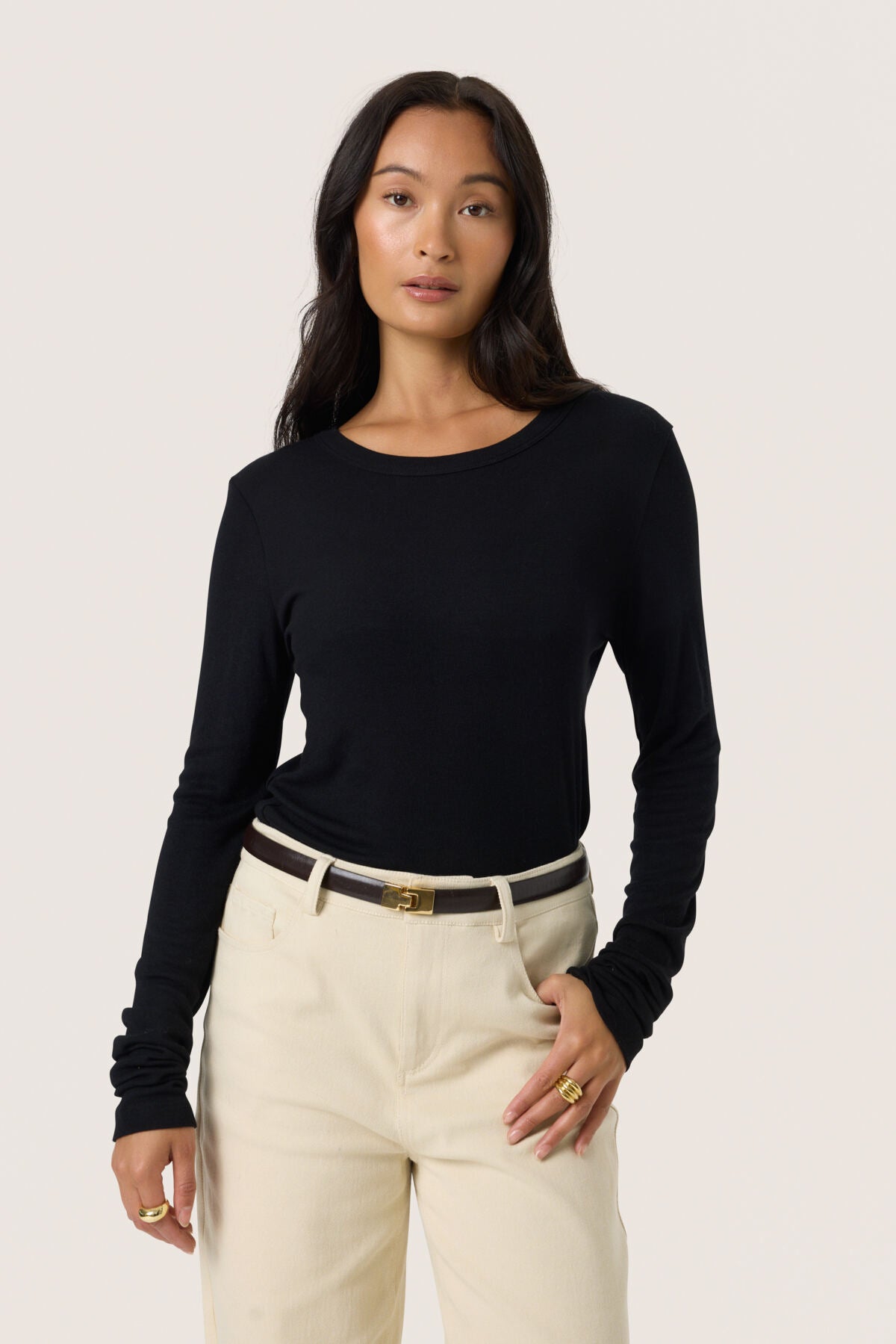 SLFauna Crew Neck Tee Black - 30407902