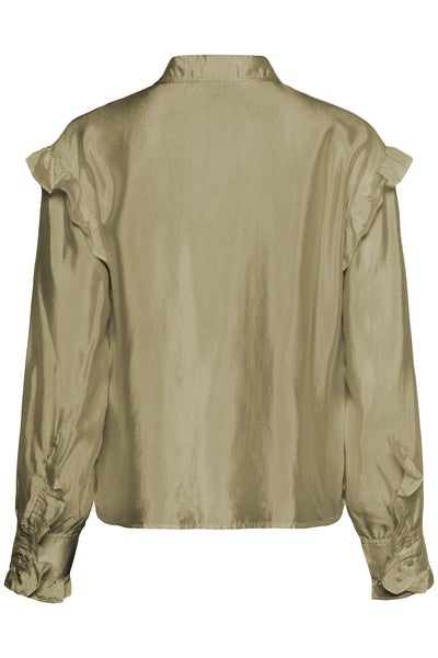 SLKarolina Skjorta LS Covert Green - 30407948 Thumbnail