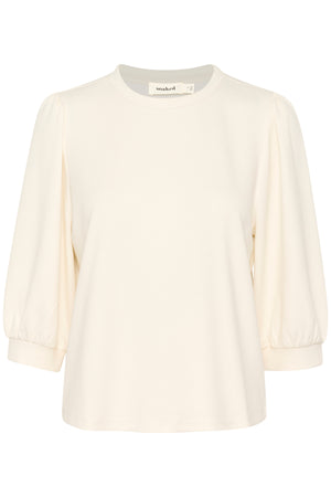 SLIeste Sweatshirt 3/4 Whisper White - 30408079