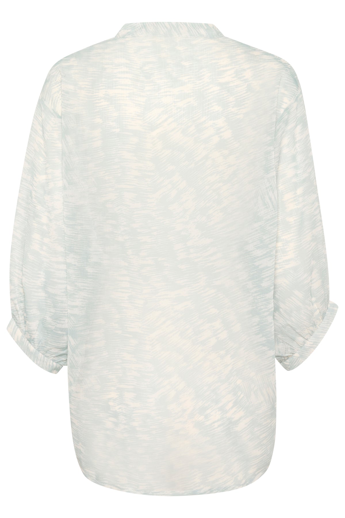 SLMarta Amily Blus 3/4 Silver Blue Stroke Print