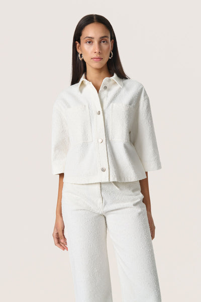 SLVelma Overshirt Broken White - 30408131 Thumbnail