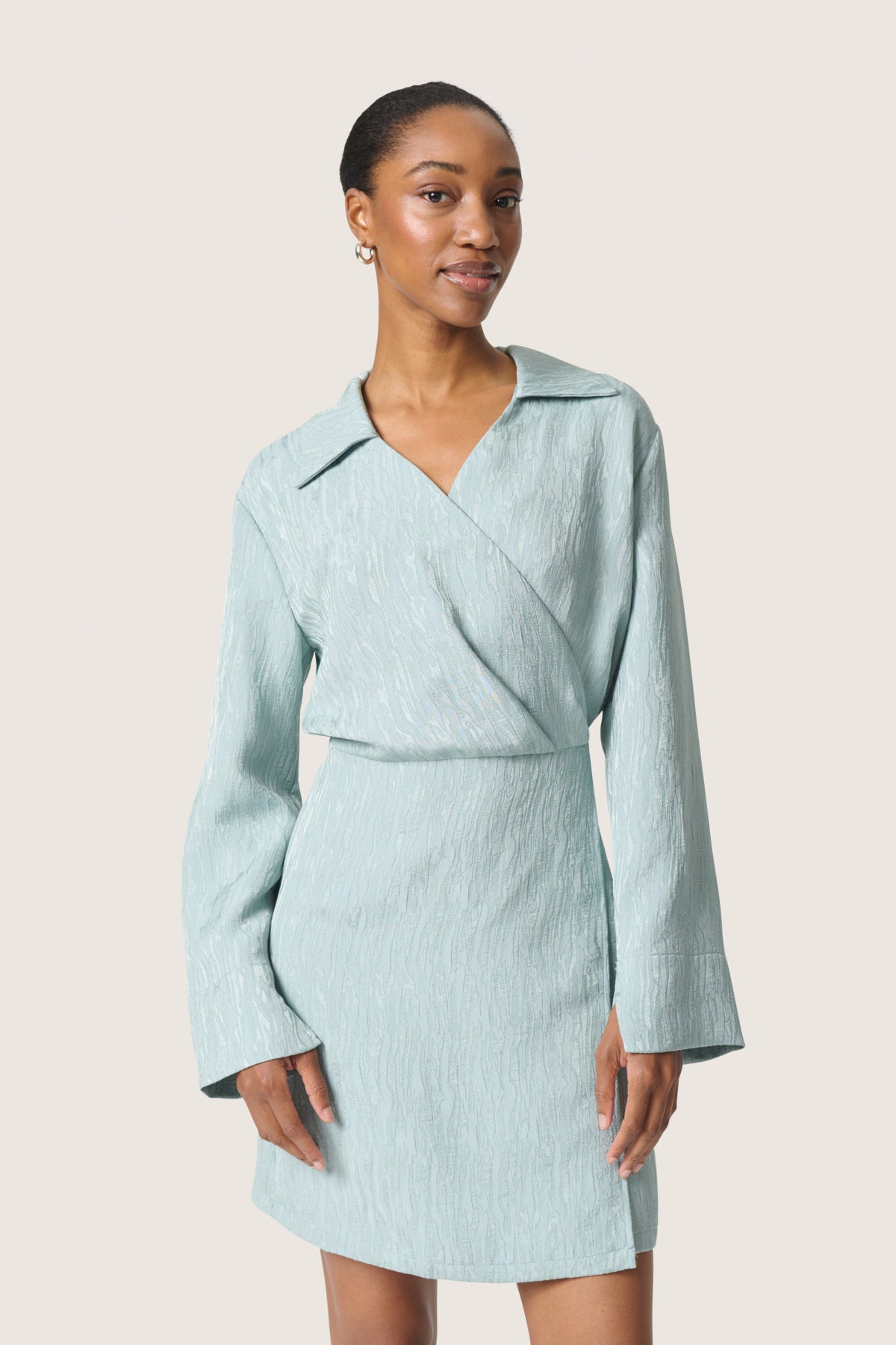 SLNera Klänning Silver Blue - 30408136