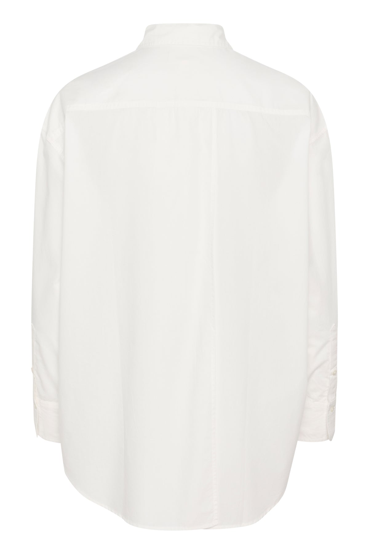 SLJani Poplin Shirt LS Broken White - 30408178
