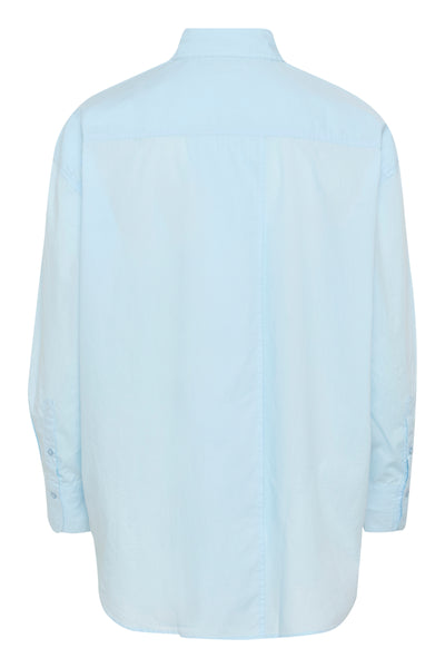 SLJani Poplin Shirt LS Nantucket Breeze - 30408178 Thumbnail