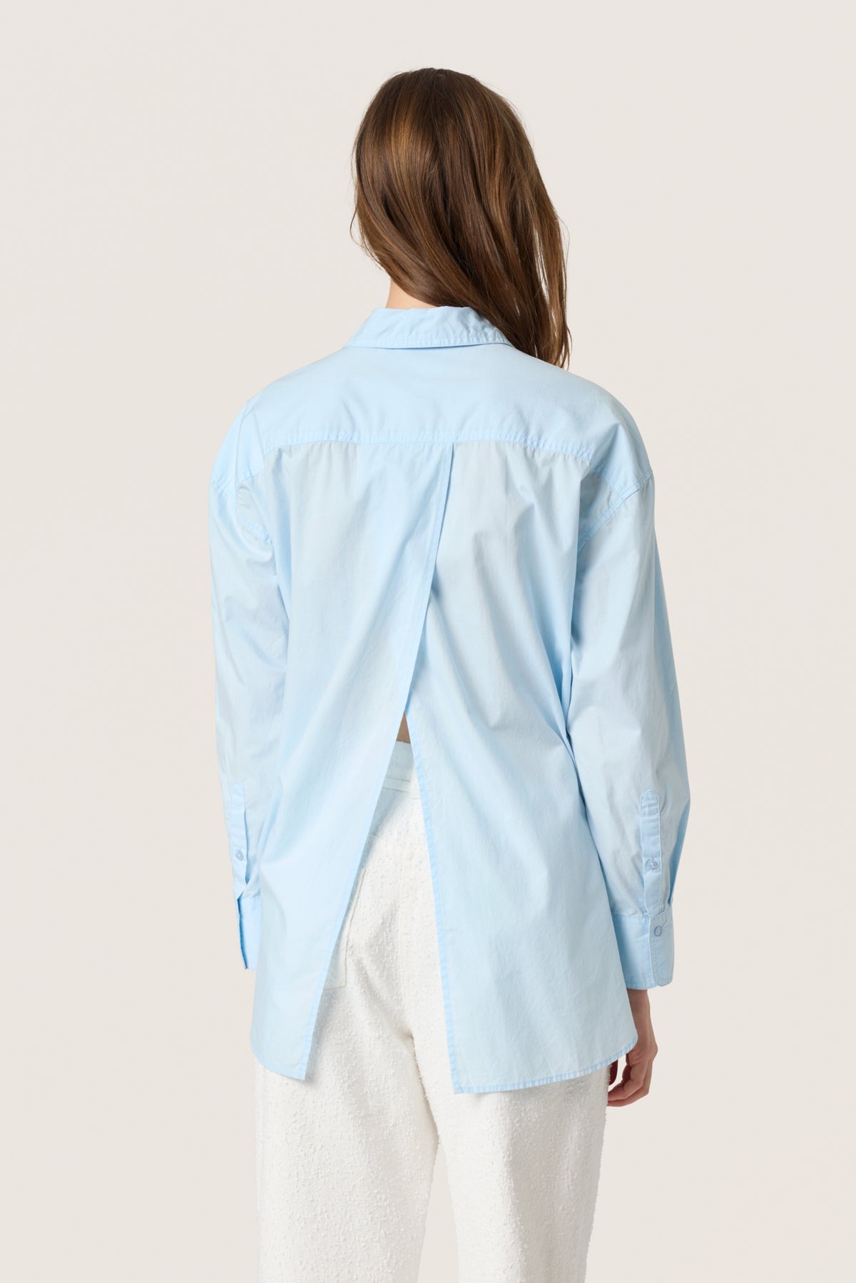 SLJani Poplin Shirt LS Nantucket Breeze - 30408178