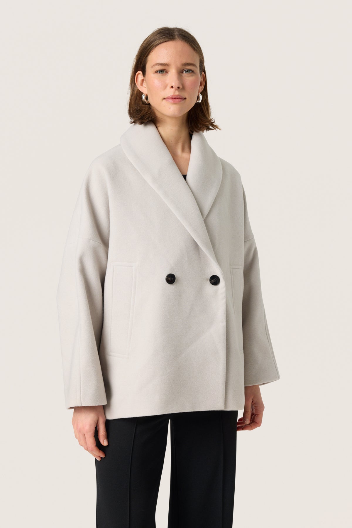 SLRubie Peacoat Ancient Scroll - 30408269