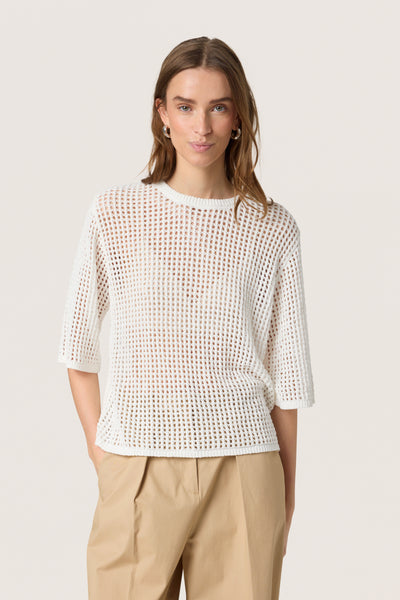 SLKathryn Pullover SS Broken White Thumbnail