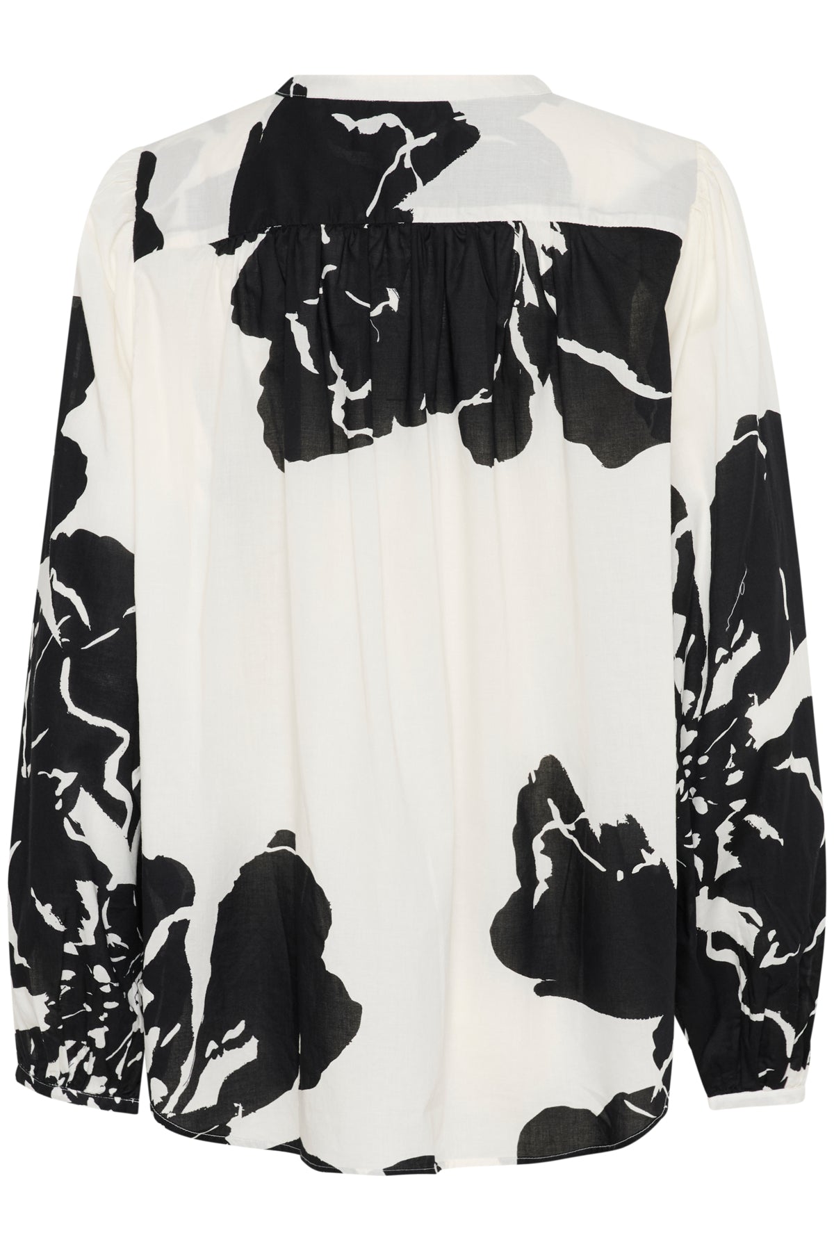 SLJoanne Skjorta LS Whisper White Mega Flower - 30408321