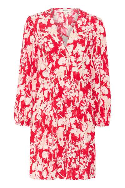 SLOline Tryckt klänning LS Salsa Flower Print - 30408367 Thumbnail