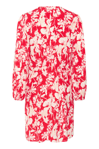 SLOline Tryckt klänning LS Salsa Flower Print - 30408367 Thumbnail