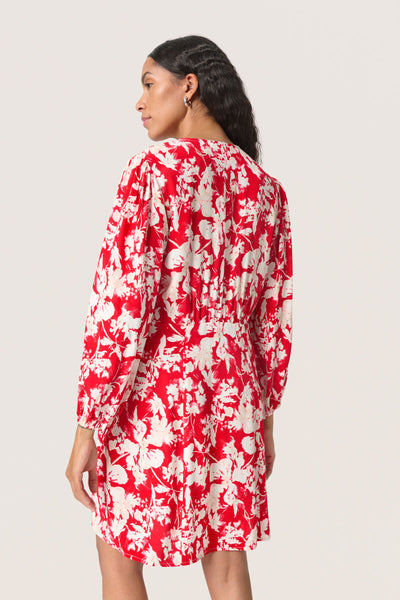 SLOline Tryckt klänning LS Salsa Flower Print - 30408367 Thumbnail