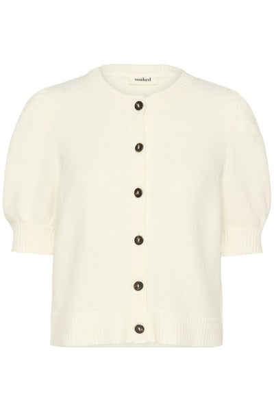 SLAmani Cardigan SS Broken White - 30408397 Thumbnail
