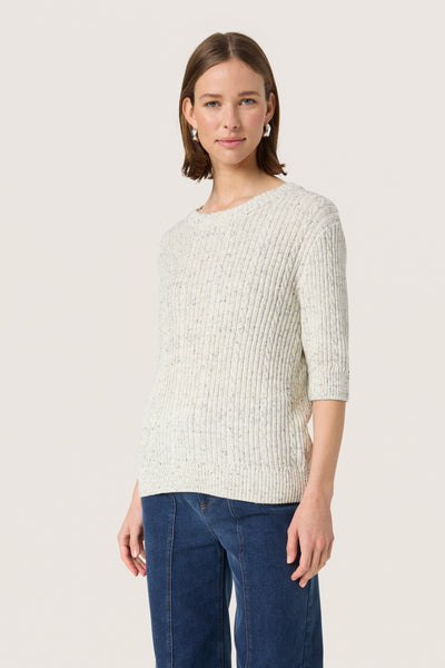 SLNymphadora Pullover Broken White - 30408404 Thumbnail