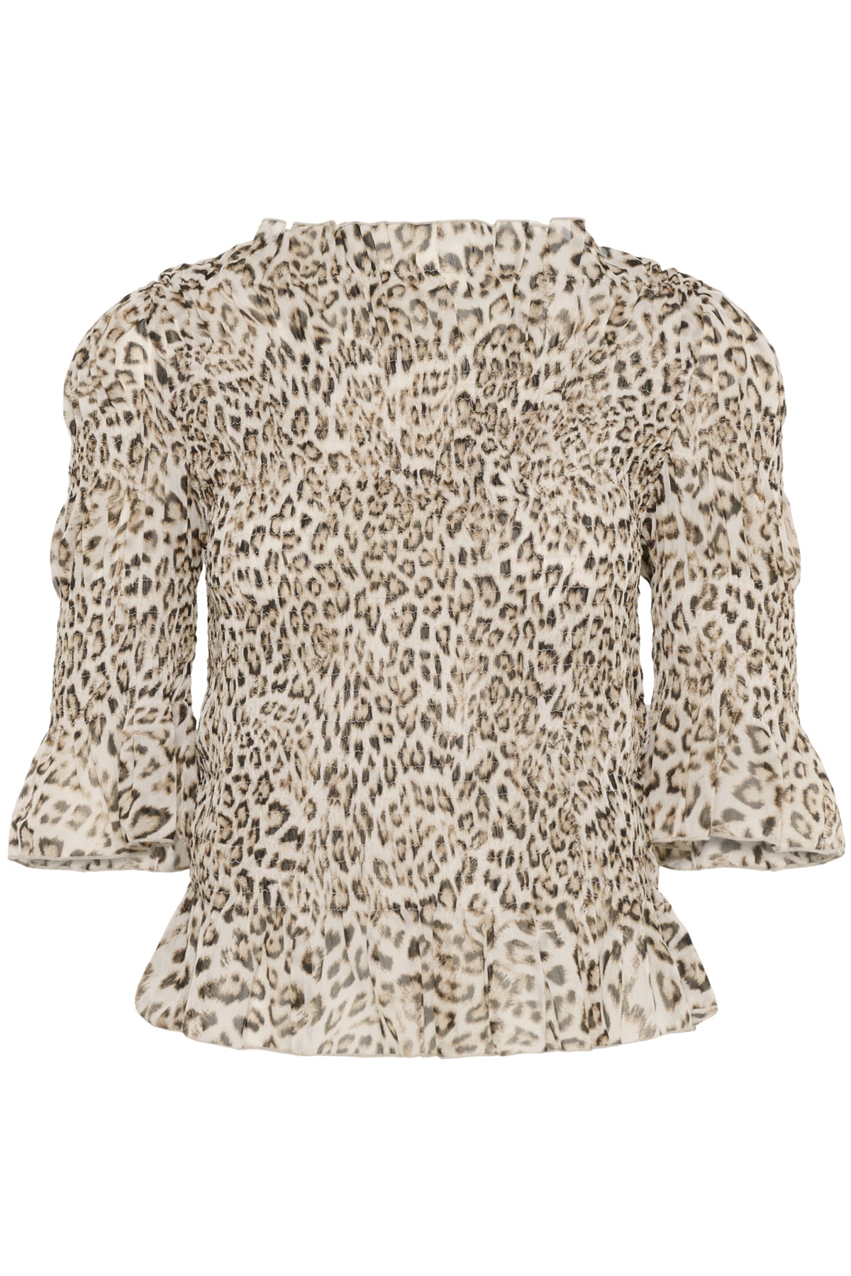 SLAnaya Olympia Blus Leopardmönstrad - 30408436