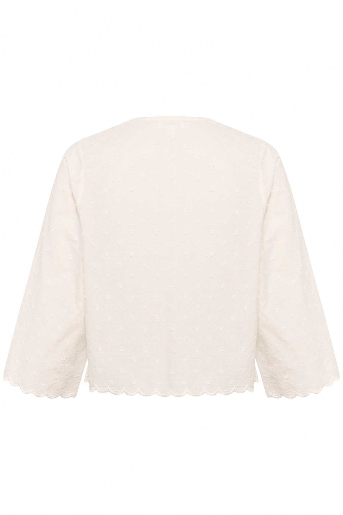 SLSunela Blouse 3/4 Broken White - 30408442