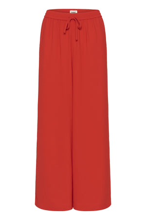 SLShirley Wide Pants Goji Berry - 30408448