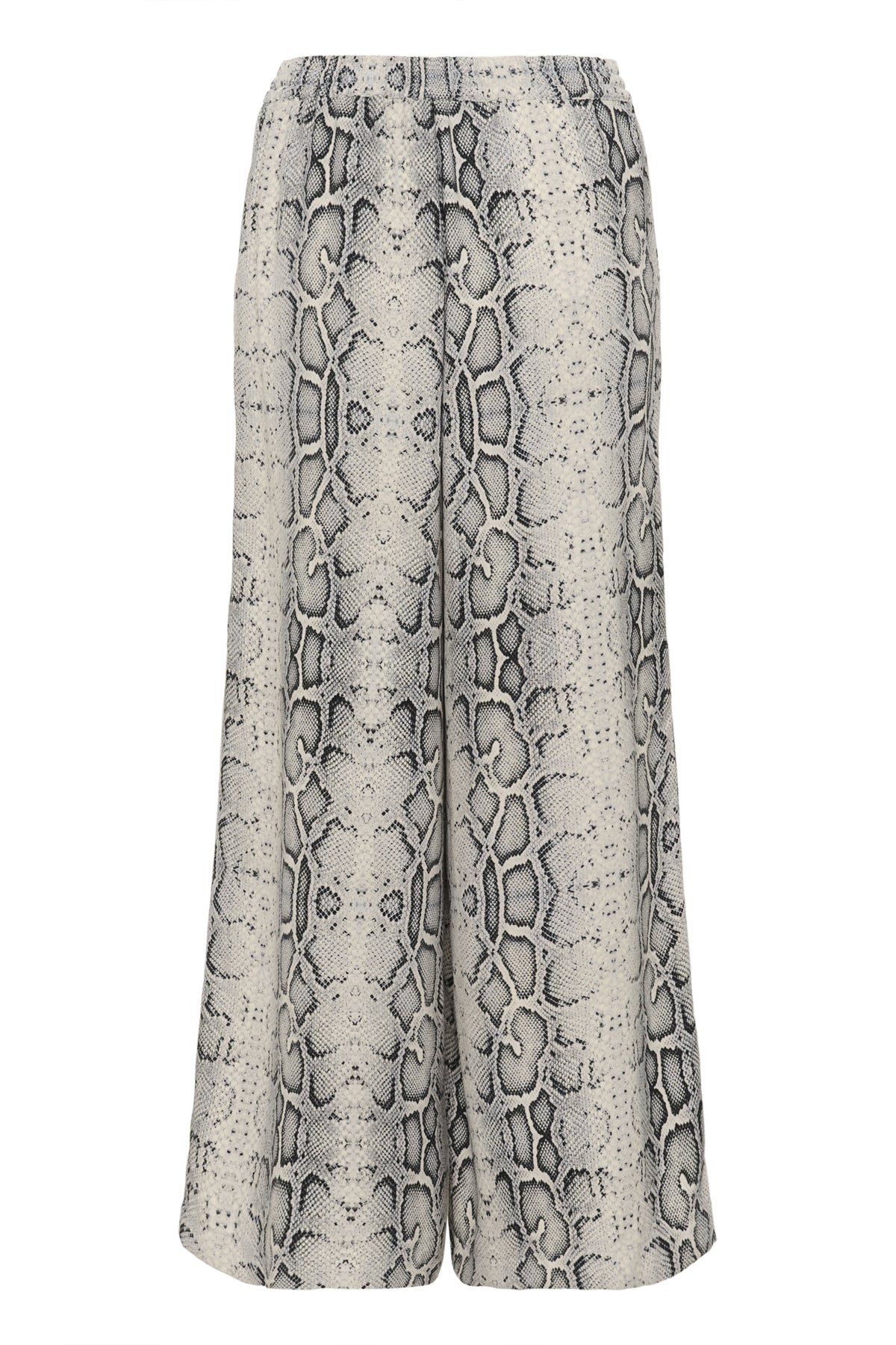 SLShirley Wide Printed Pants Grå Ormmönstrad - 30408449