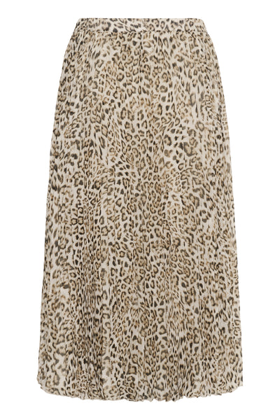 SLAnaya Evelina Kjol Leopardmönstrad - 30408451 Thumbnail