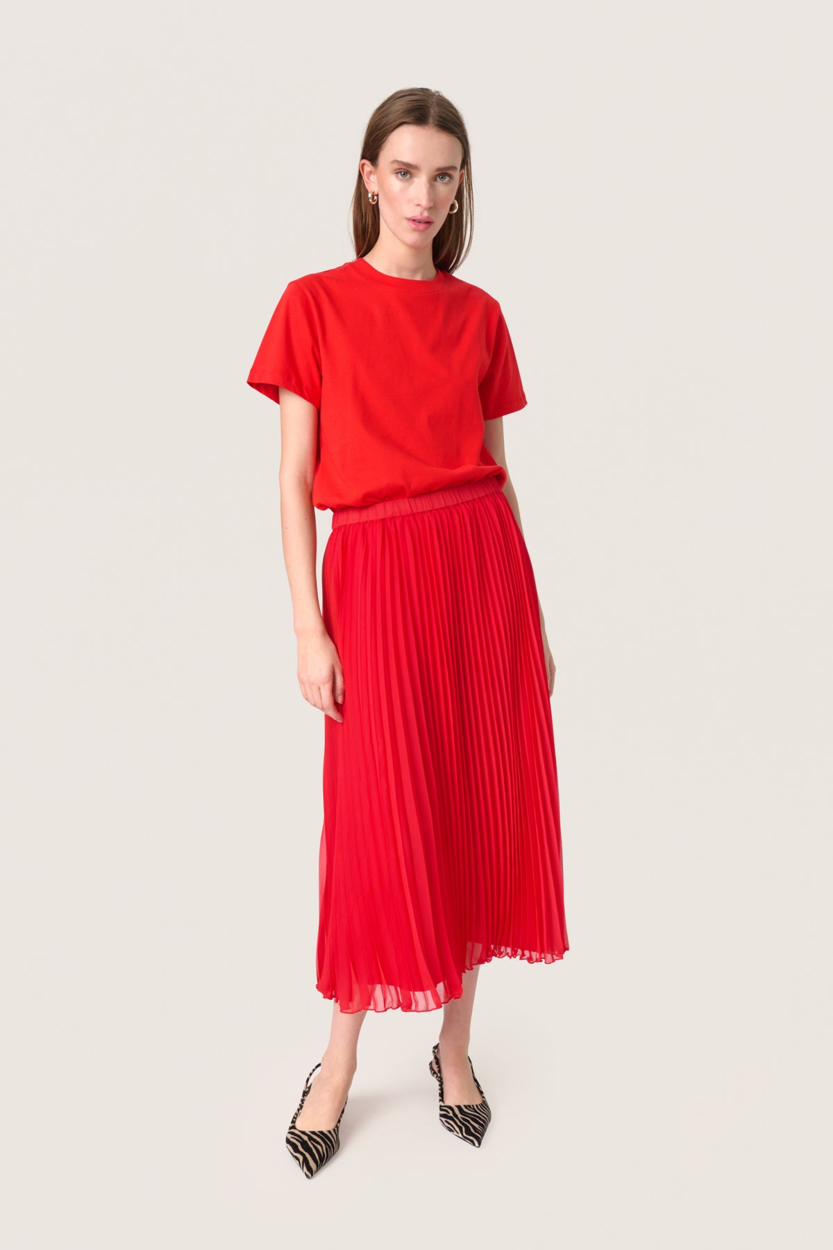 SLAlista Evelina Skirt Goji Berry - 30408452