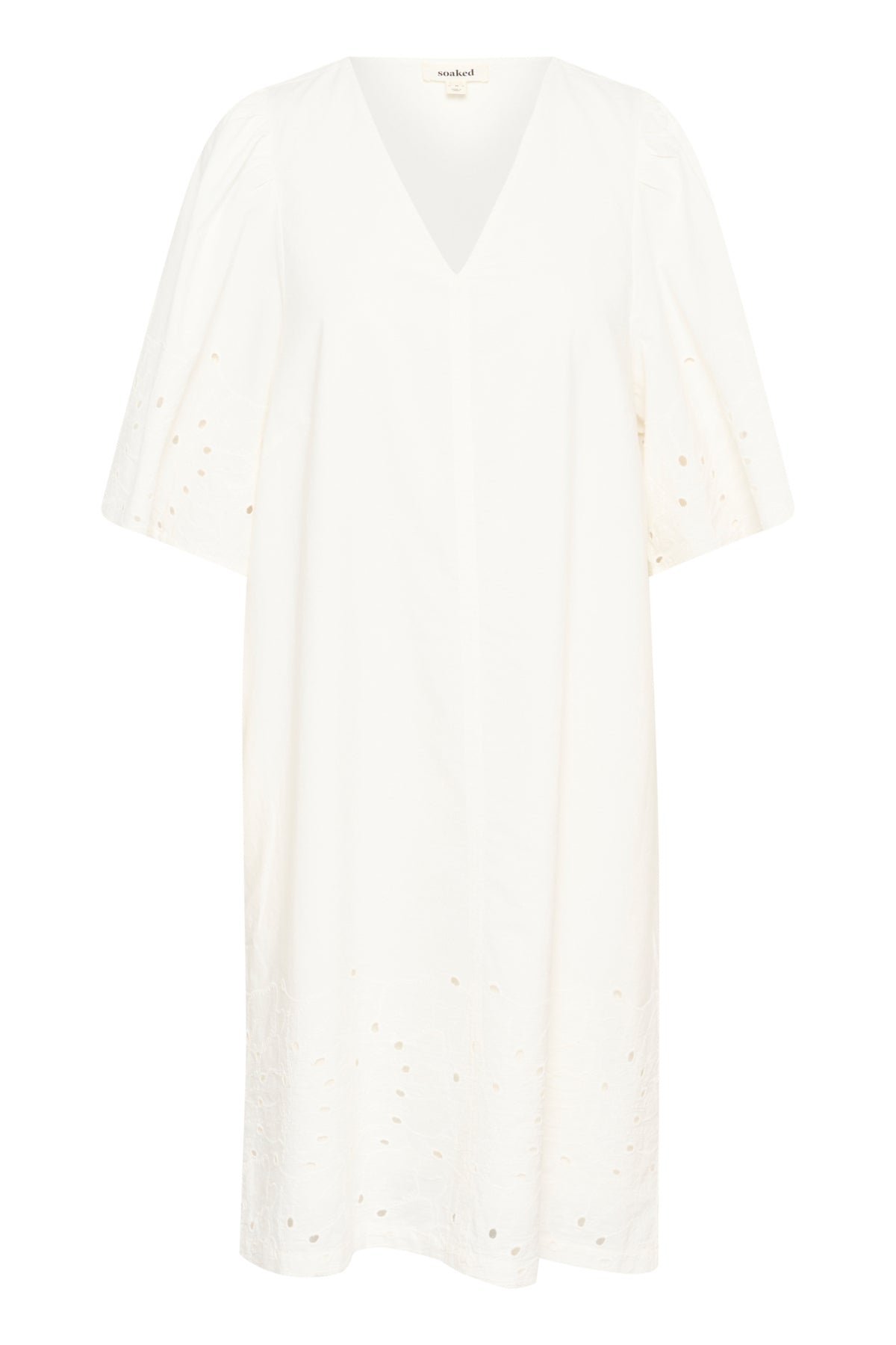 SLManja Klänning SS Broken White - 30408459