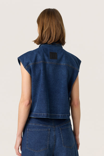 SLCalianna Väst Mörkblå Denim Thumbnail