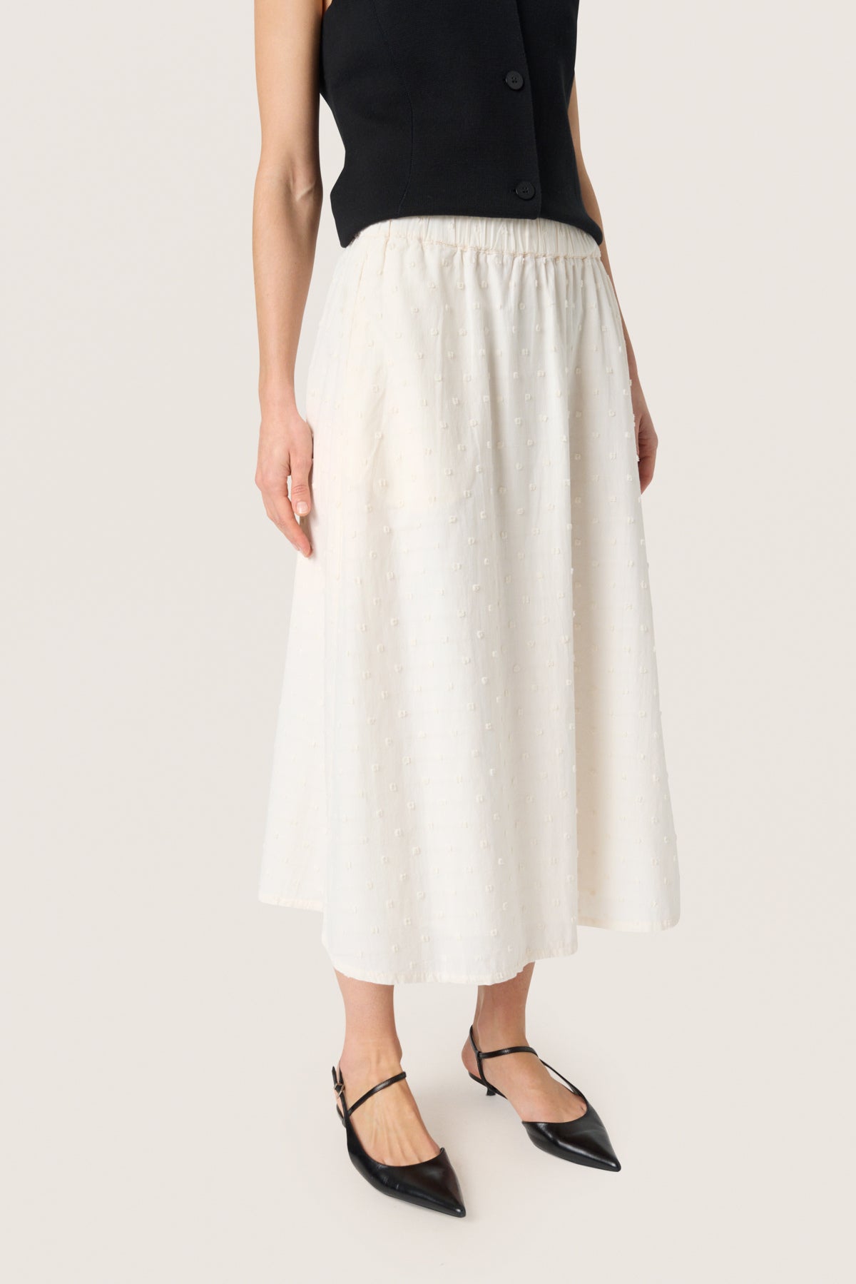 SLSunela Skirt Broken White - 30408478