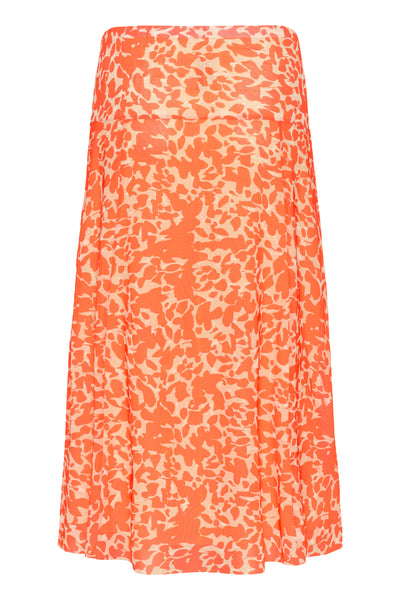 SLAldora Flared Skirt Tangerine Tango Leaf - 30408511 Thumbnail