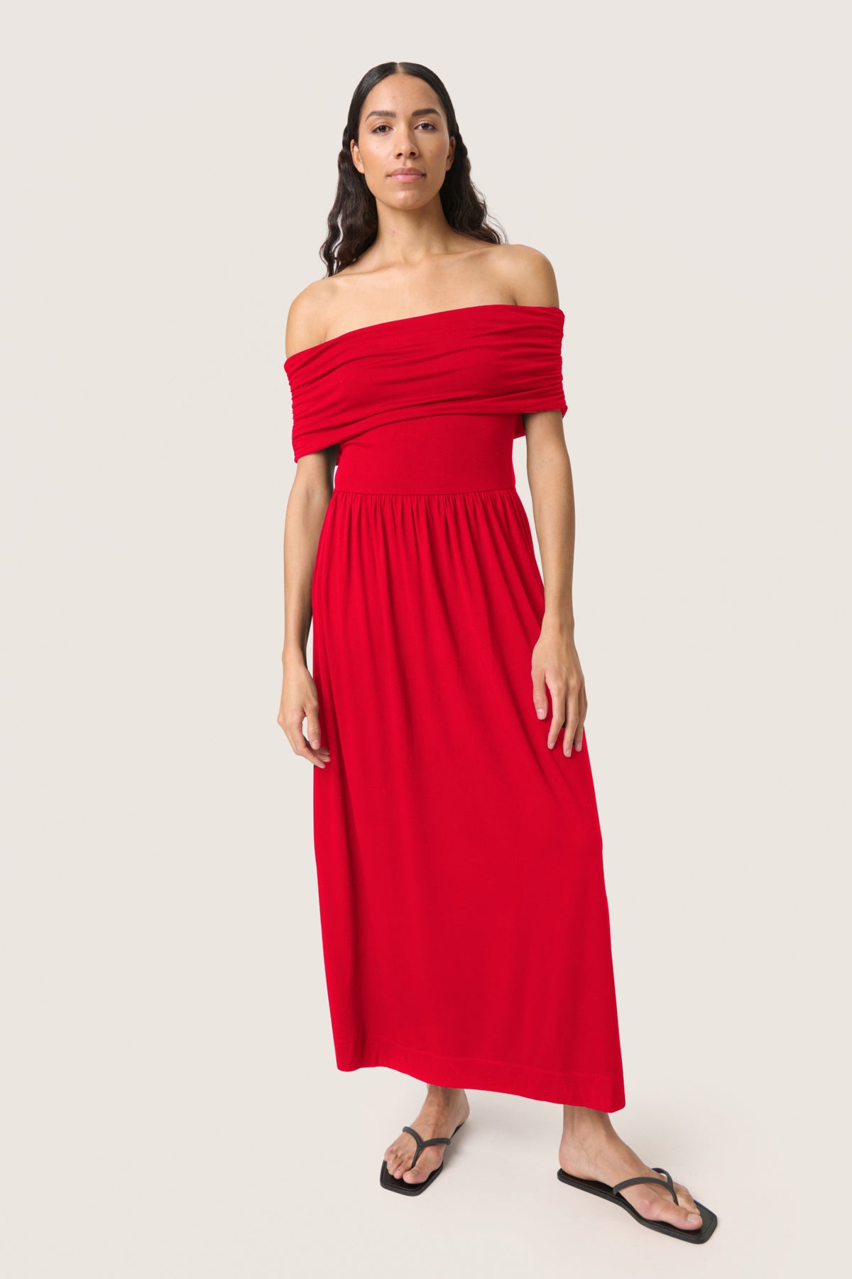 SLHanadi Off Shoulder Dress Salsa - 30408524