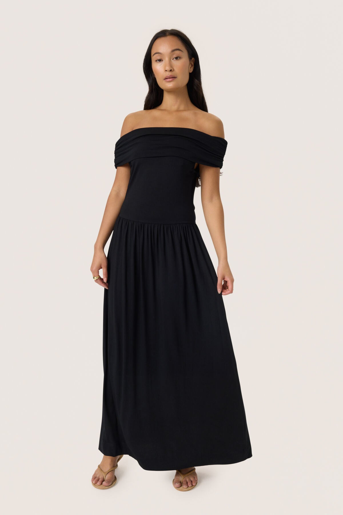 SLHanadi Off Shoulder Dress Black - 30408524