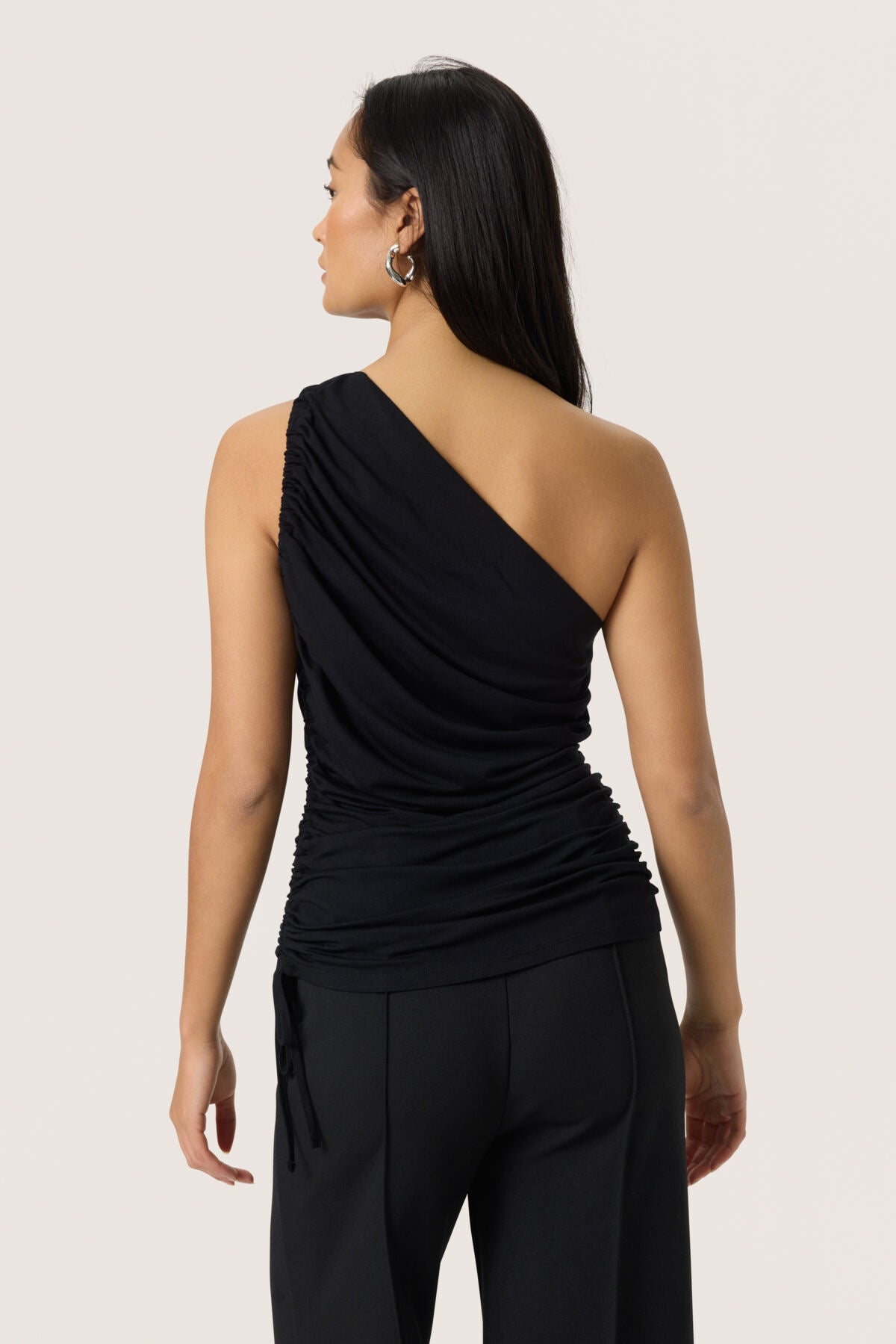 SLHanadi One Shoulder Top Black - 30408526