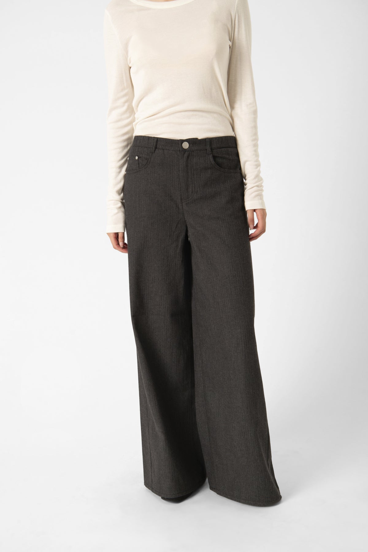 SLKesja Zianna Jeans Black Denim Stripes - 30408531