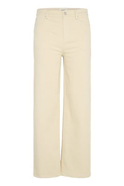 SLSandja Plain Vanesa Pants Sandshell - 30408533 Thumbnail