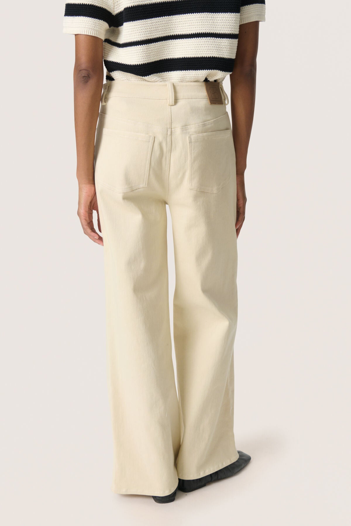 SLSandja Plain Vanesa Pants Sandshell - 30408533