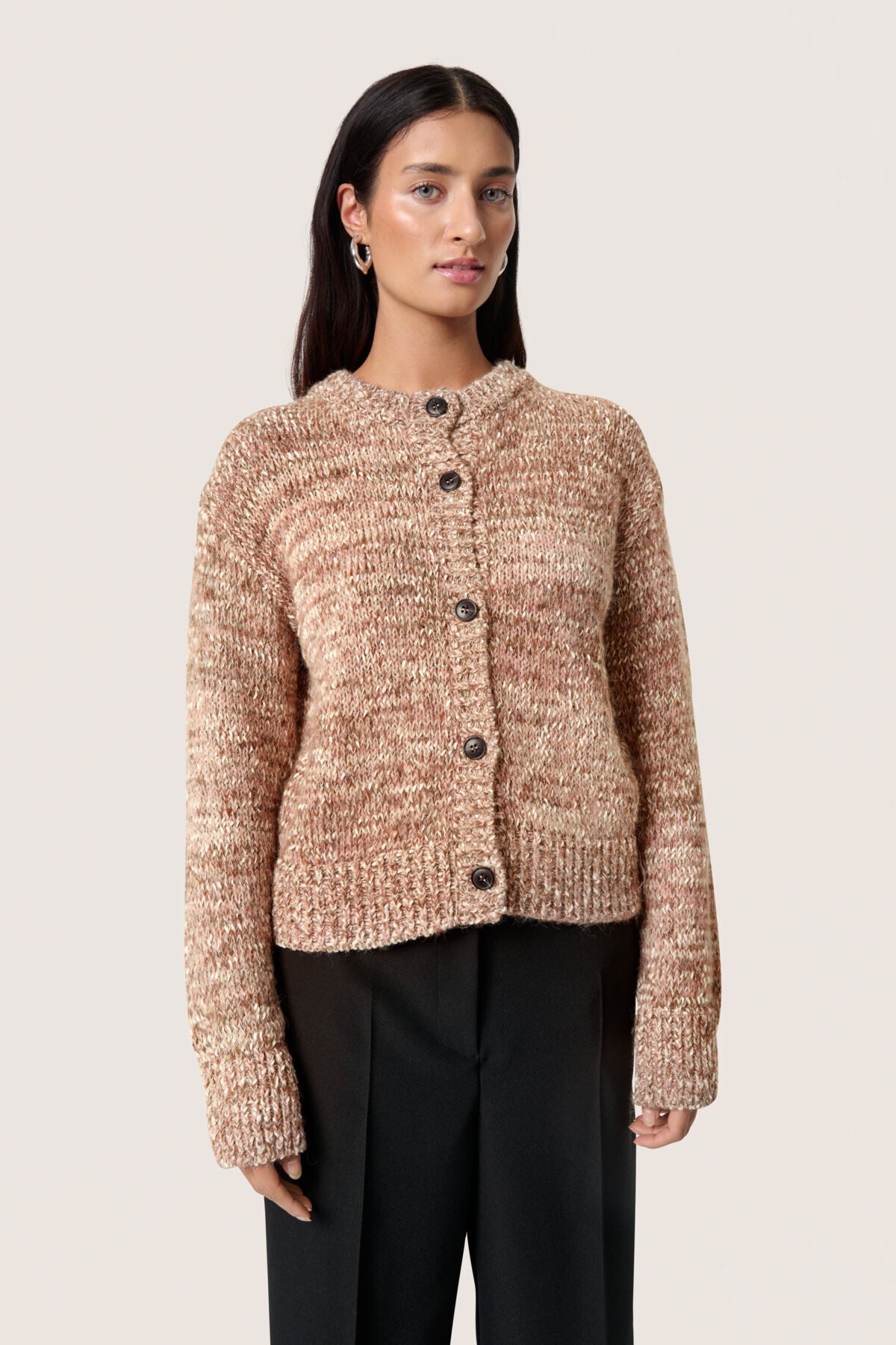 SLMacawi Cardigan Polignac and Chocolate Melange - 30408545