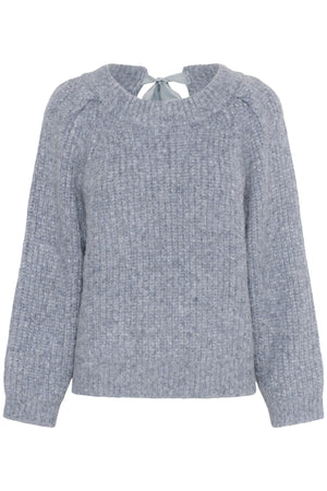 SLPleoni Pullover Bijou Blue Melange - 30408568