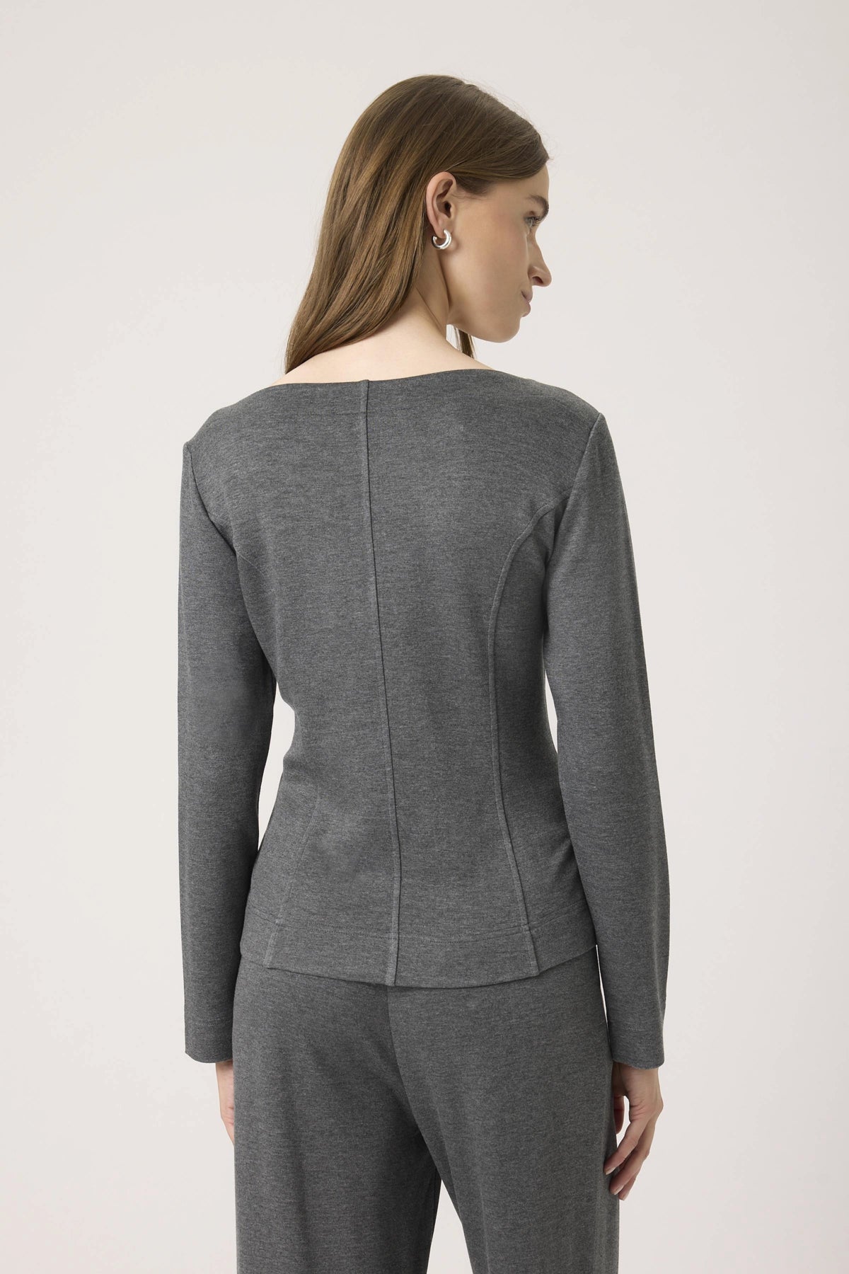 SLMarigold Blus Gråmelerad - 30408578