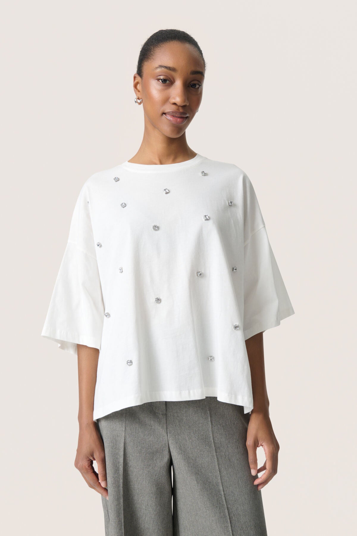 SLAfshan Simili Tee Broken White - 30408582