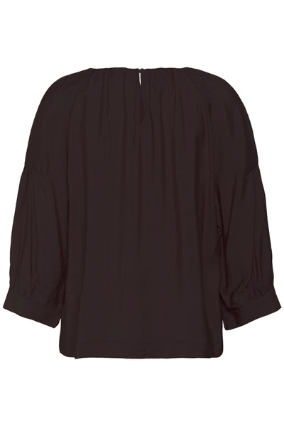 SLLeodora Topp 3/4 Svart - 30408596 Thumbnail