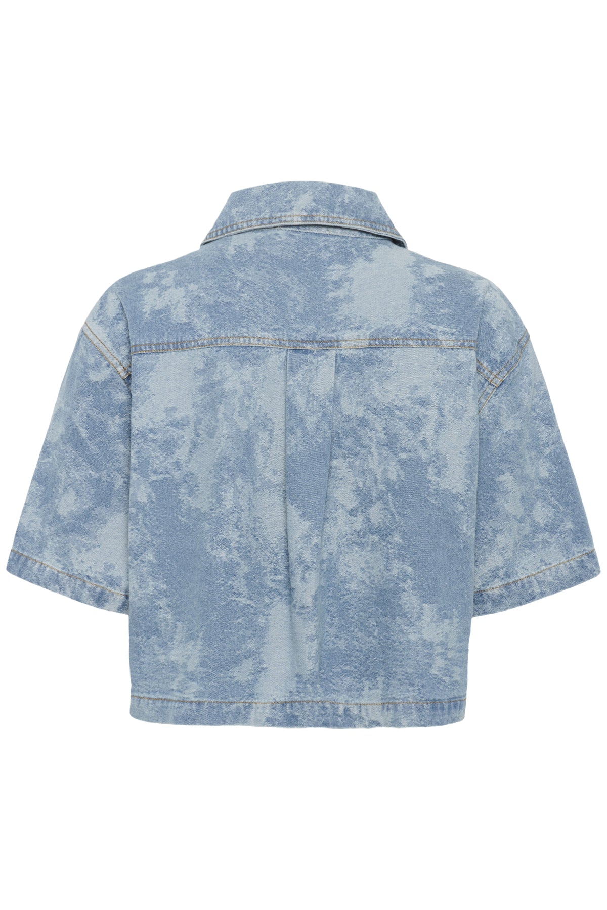 SLAltea Denim Shirt SS Fuzzy Blue Denim - 30408630