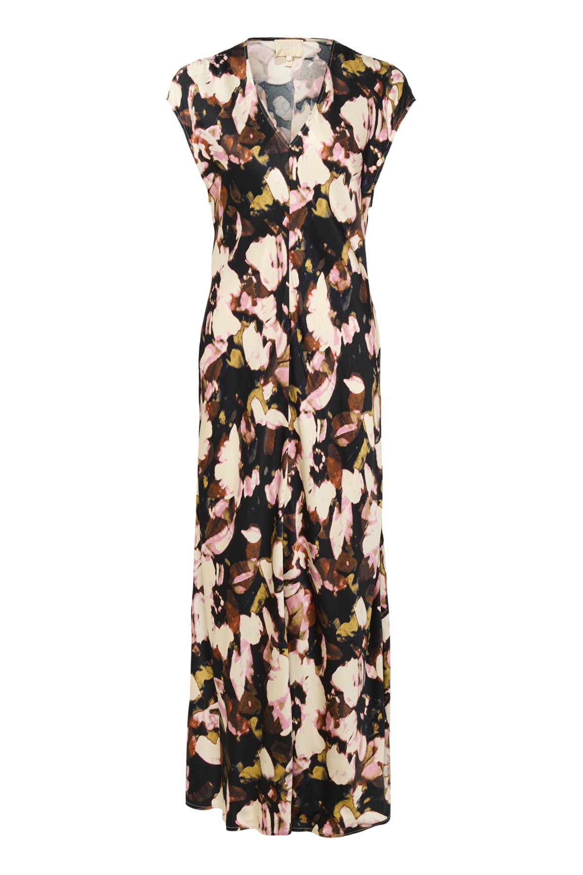 SLCinna Liva Dress Chocolate Autumn Leaves - 30408638
