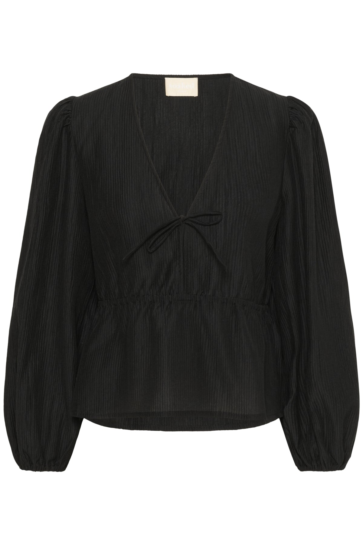 SLCendra Blouse LS Black - 30408639