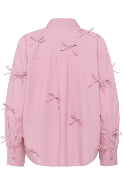 SLJoa Bow Shirt LS Polignac - 30408645 Thumbnail