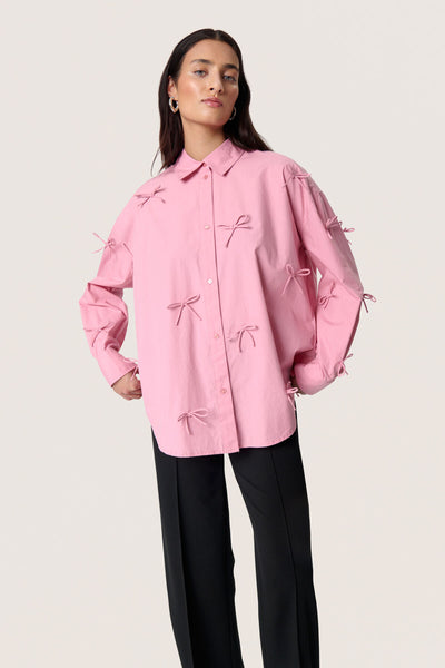 SLJoa Bow Shirt LS Polignac - 30408645 Thumbnail
