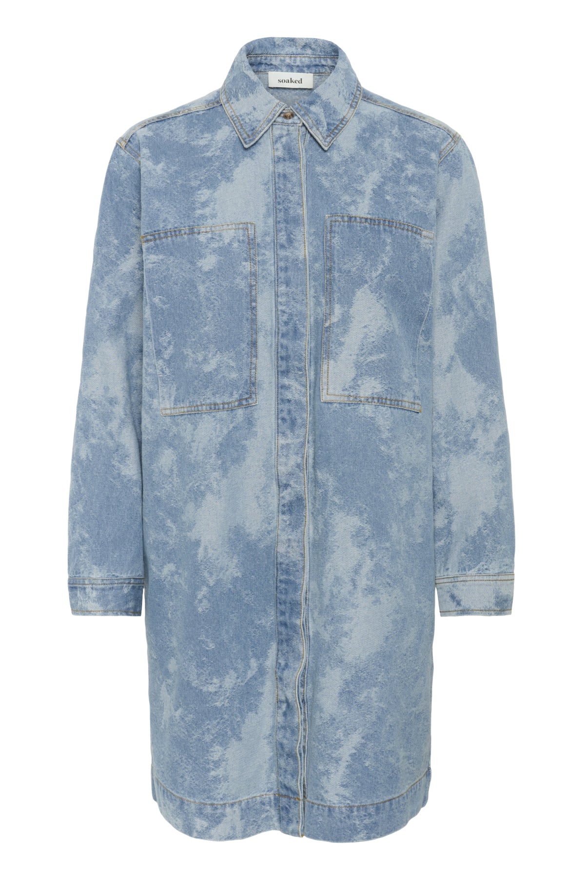 SLAltea Denimklänning Fuzzy Blue Denim - 30408647