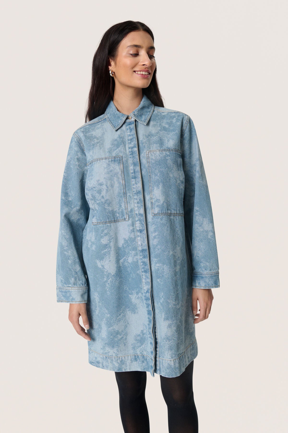 SLAltea Denimklänning Fuzzy Blue Denim - 30408647