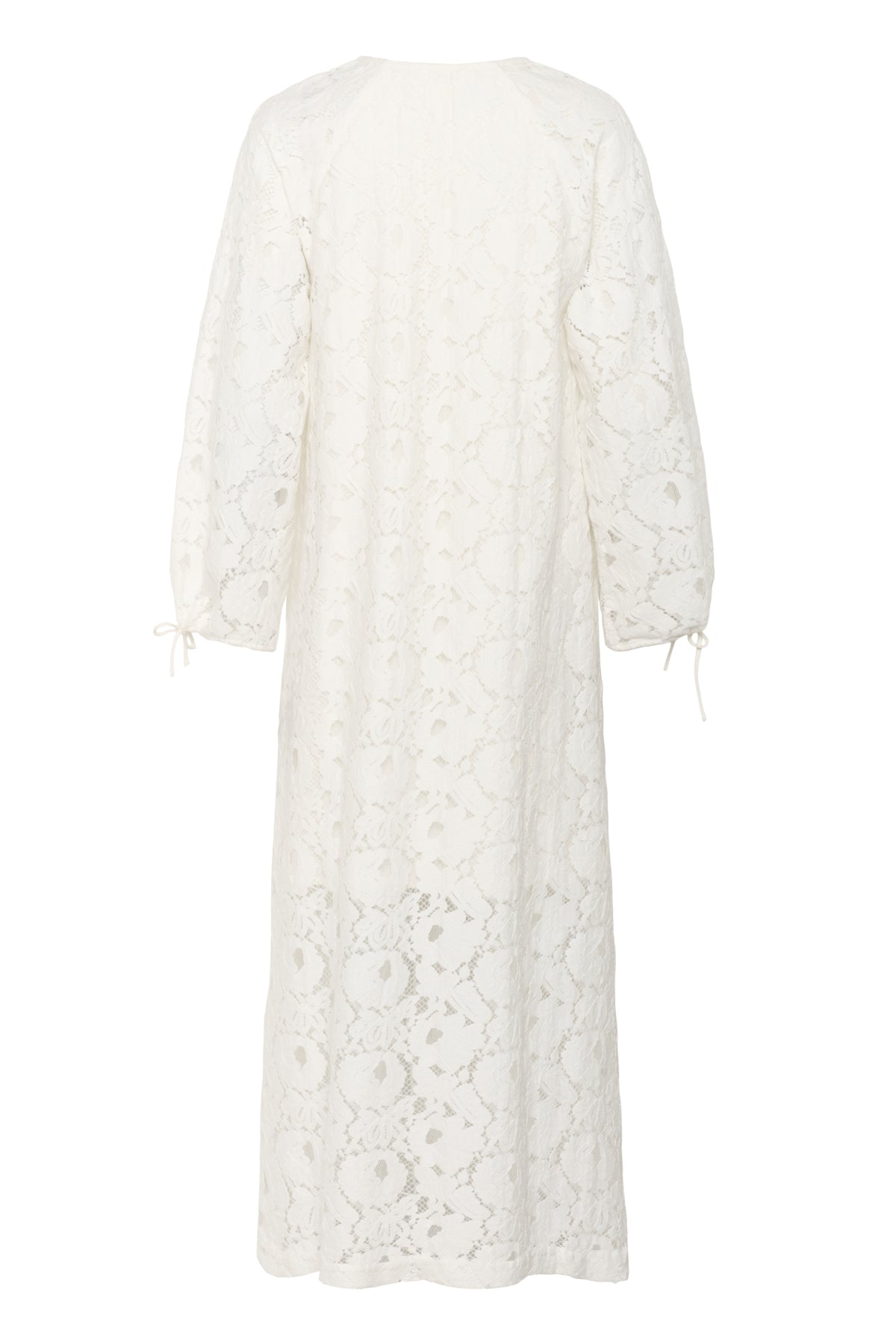 SLTaya Maxi Dress LS Broken White - 30408672